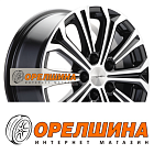 6,5x16  5x110  ET45  67,1  Khomen Wheels  KHW1610 (DFM 580)  Black-FP