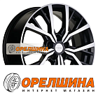 7x18  5x114,3  ET50  54,1  Khomen Wheels  KHW1806 (Coolray)  Black-FP