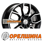7x17  5x110  ET46  63,3  Khomen Wheels  KHW1713 (Changan CS35 Plus)  Black-FP