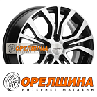 6,5x16  5x110  ET43  65,1  Khomen Wheels  KHW1608 (Opel Zafira)  Black-FP