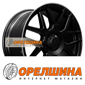 9,5x19  5x112  ET42  66,6  PDW  L5424  Semi Matt Black+Machine Lip